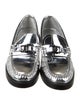 Jimmy Choo Leather Tassel Accents Loafers