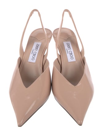 Jimmy Choo Patent Leather Slingback Pumps