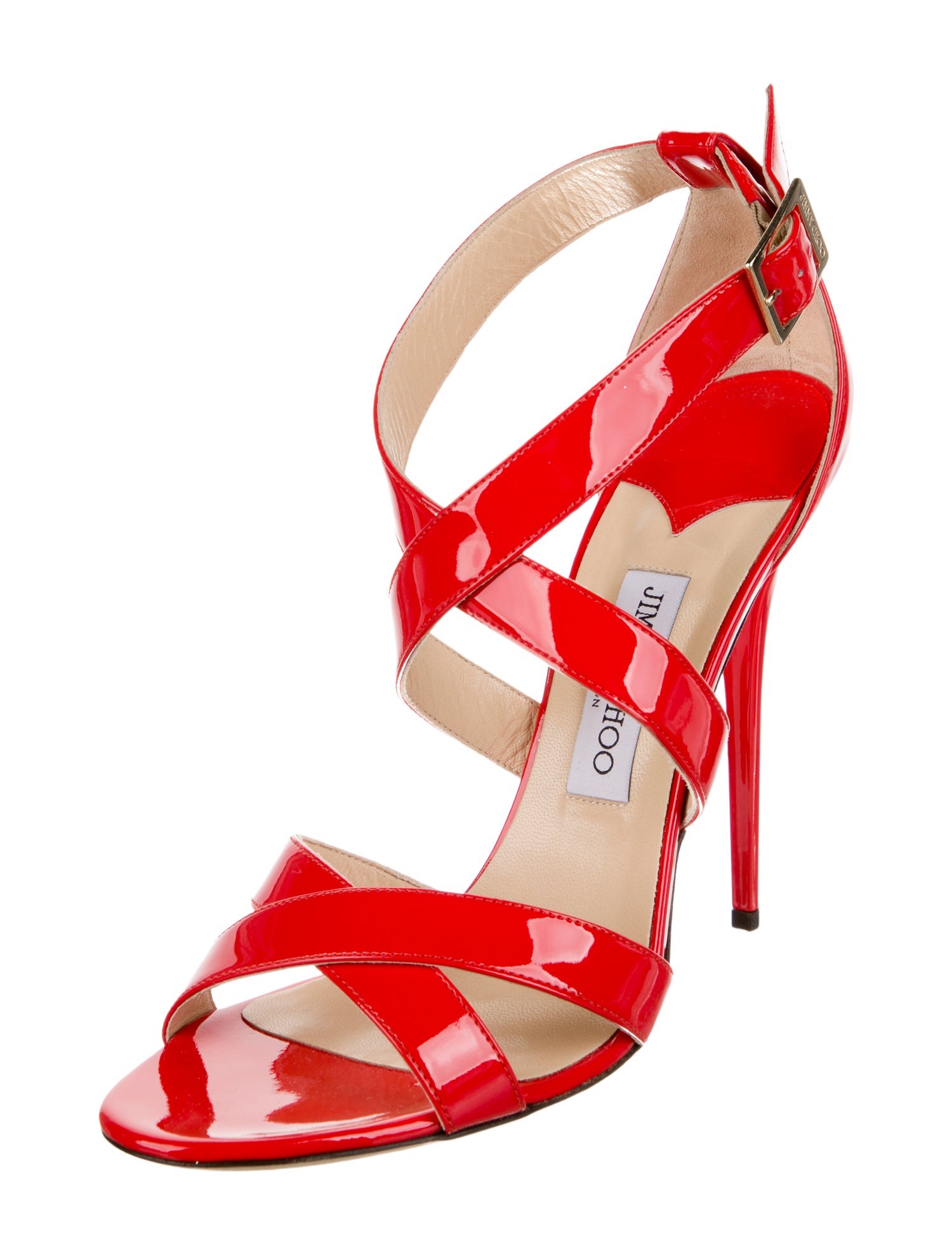 Jimmy Choo Patent Leather Sandals