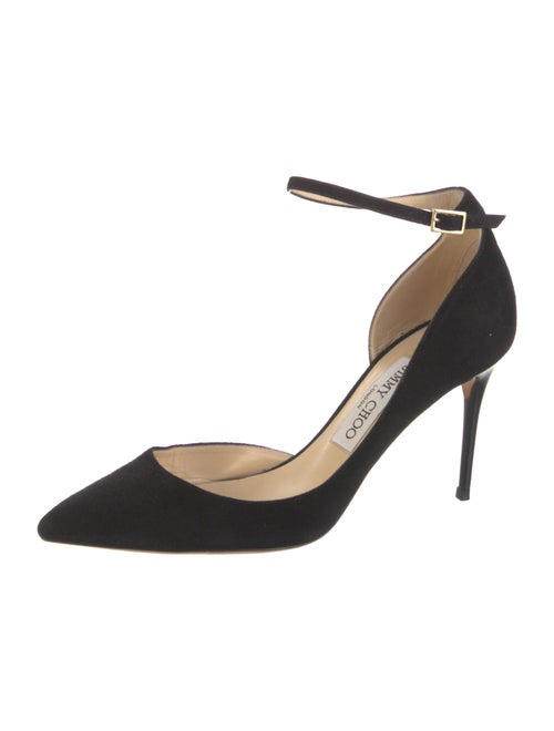 Jimmy Choo Suede D'Orsay Pumps