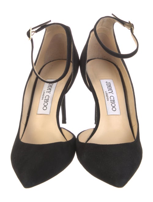 Jimmy Choo Suede D'Orsay Pumps