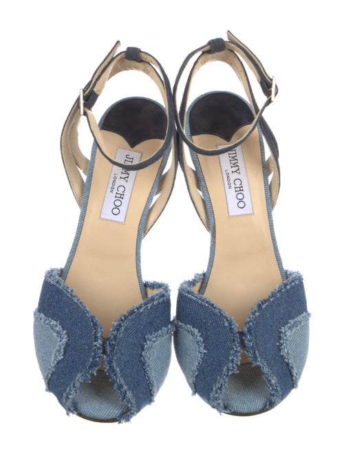 Jimmy Choo Denim Slingback Pumps