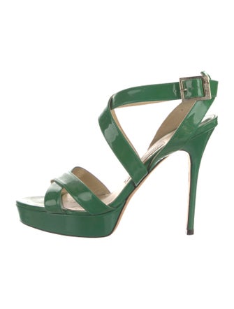 Jimmy Choo Patent Leather Sandals