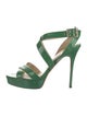 Jimmy Choo Patent Leather Sandals