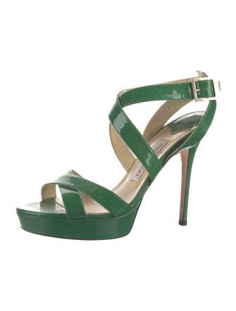 Jimmy Choo Patent Leather Sandals