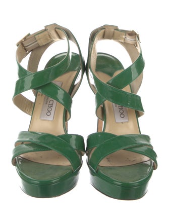 Jimmy Choo Patent Leather Sandals