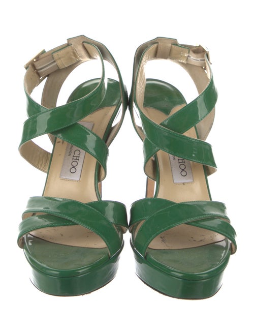 Jimmy Choo Patent Leather Sandals
