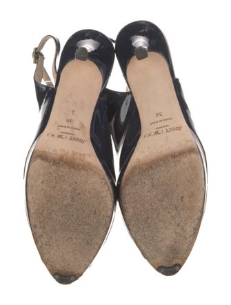 Jimmy Choo Patent Leather Slingback Pumps