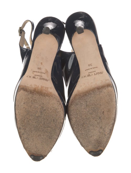 Jimmy Choo Patent Leather Slingback Pumps
