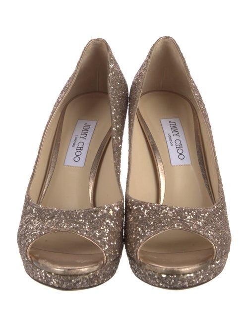 Jimmy Choo Glitter Glitter Accents Pumps