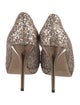Jimmy Choo Glitter Glitter Accents Pumps