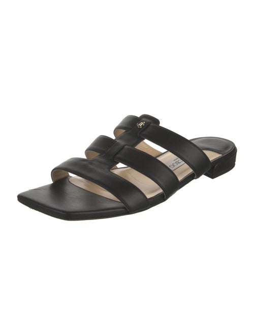 Jimmy Choo Leather Slides
