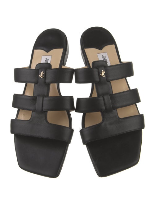 Jimmy Choo Leather Slides