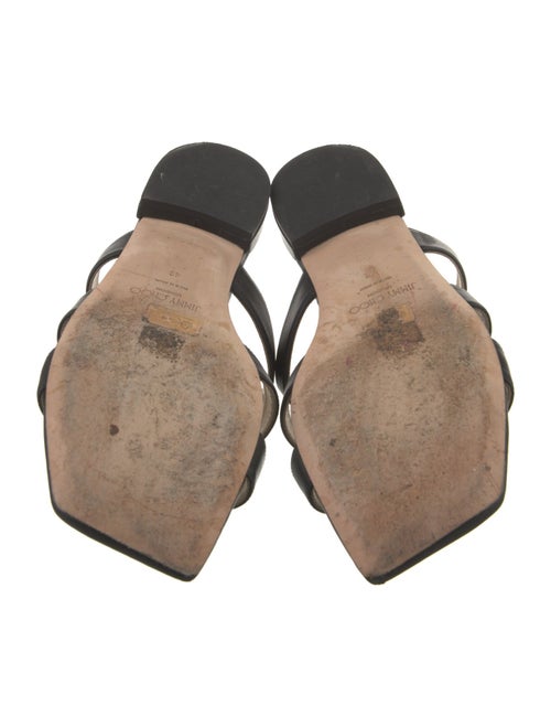 Jimmy Choo Leather Slides