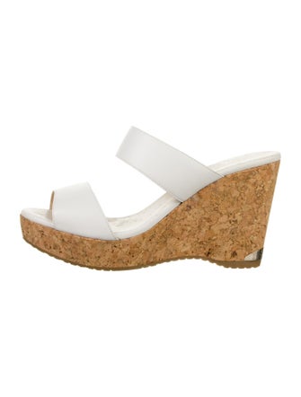 Jimmy Choo Leather Slides