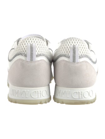 Jimmy Choo Mesh Colorblock Pattern Sneakers