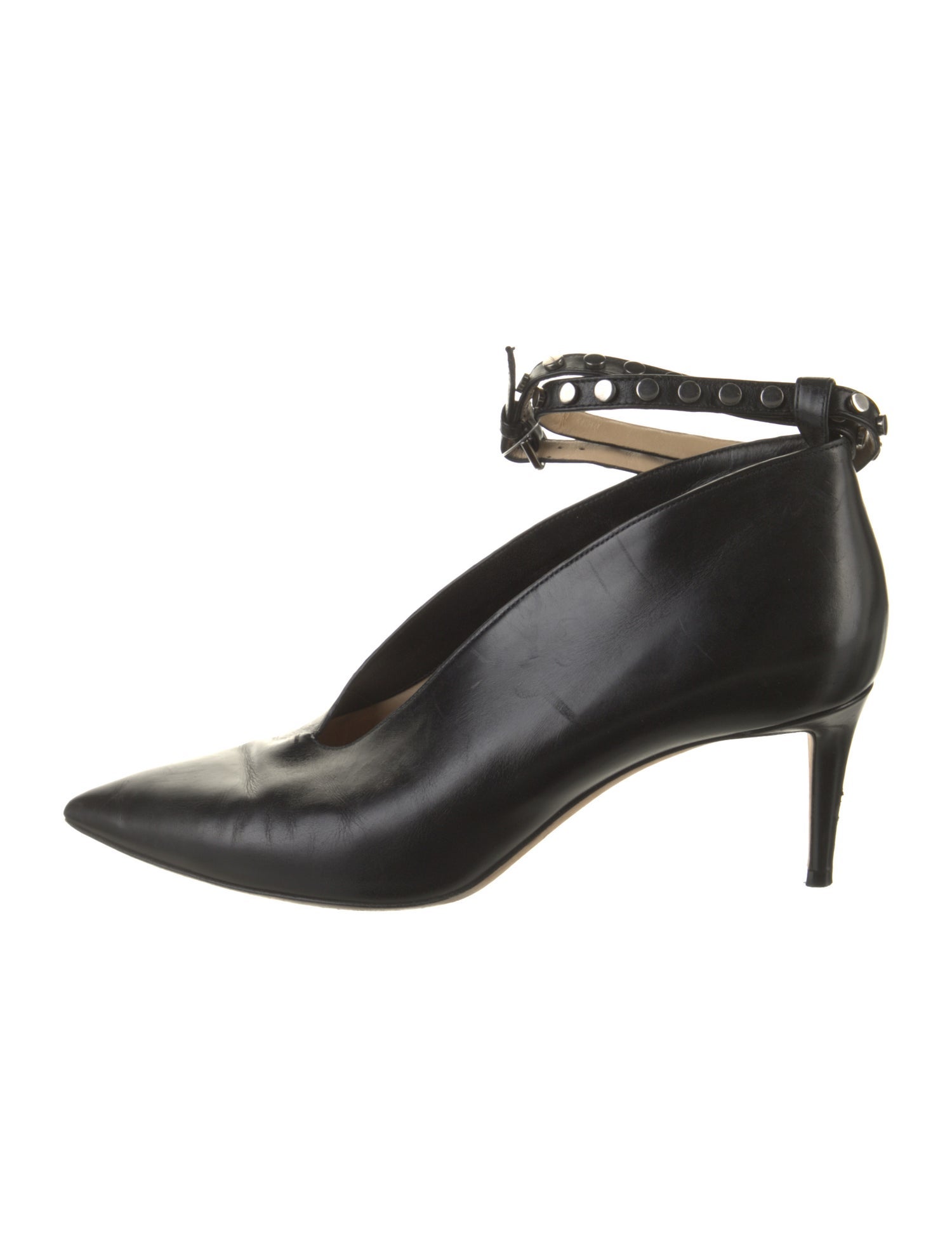 Jimmy Choo Leather Studded Accents Pumps