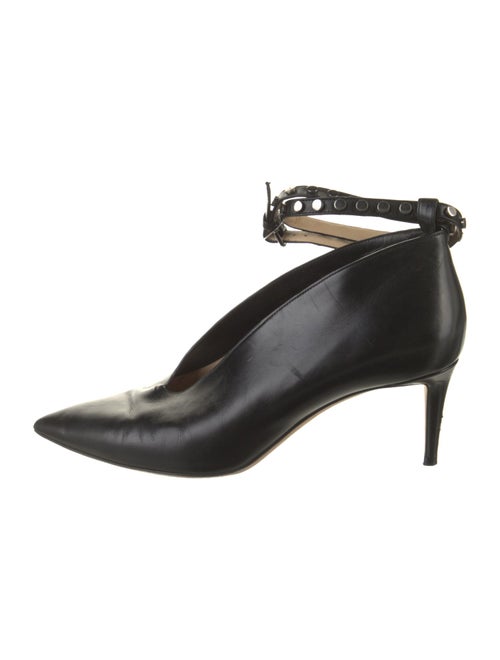 Jimmy Choo Leather Studded Accents Pumps