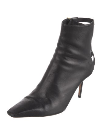 Jimmy Choo Leather Cutout Accent Boots