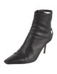 Jimmy Choo Leather Cutout Accent Boots