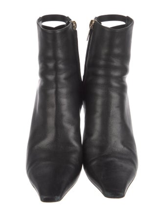 Jimmy Choo Leather Cutout Accent Boots