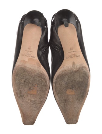 Jimmy Choo Leather Cutout Accent Boots