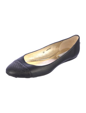 Jimmy Choo Leather Ballet Flats