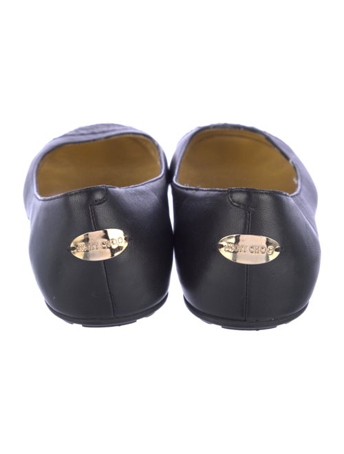 Jimmy Choo Leather Ballet Flats