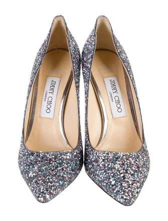 Jimmy Choo Glitter Glitter Accents Pumps