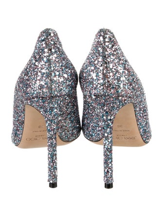 Jimmy Choo Glitter Glitter Accents Pumps