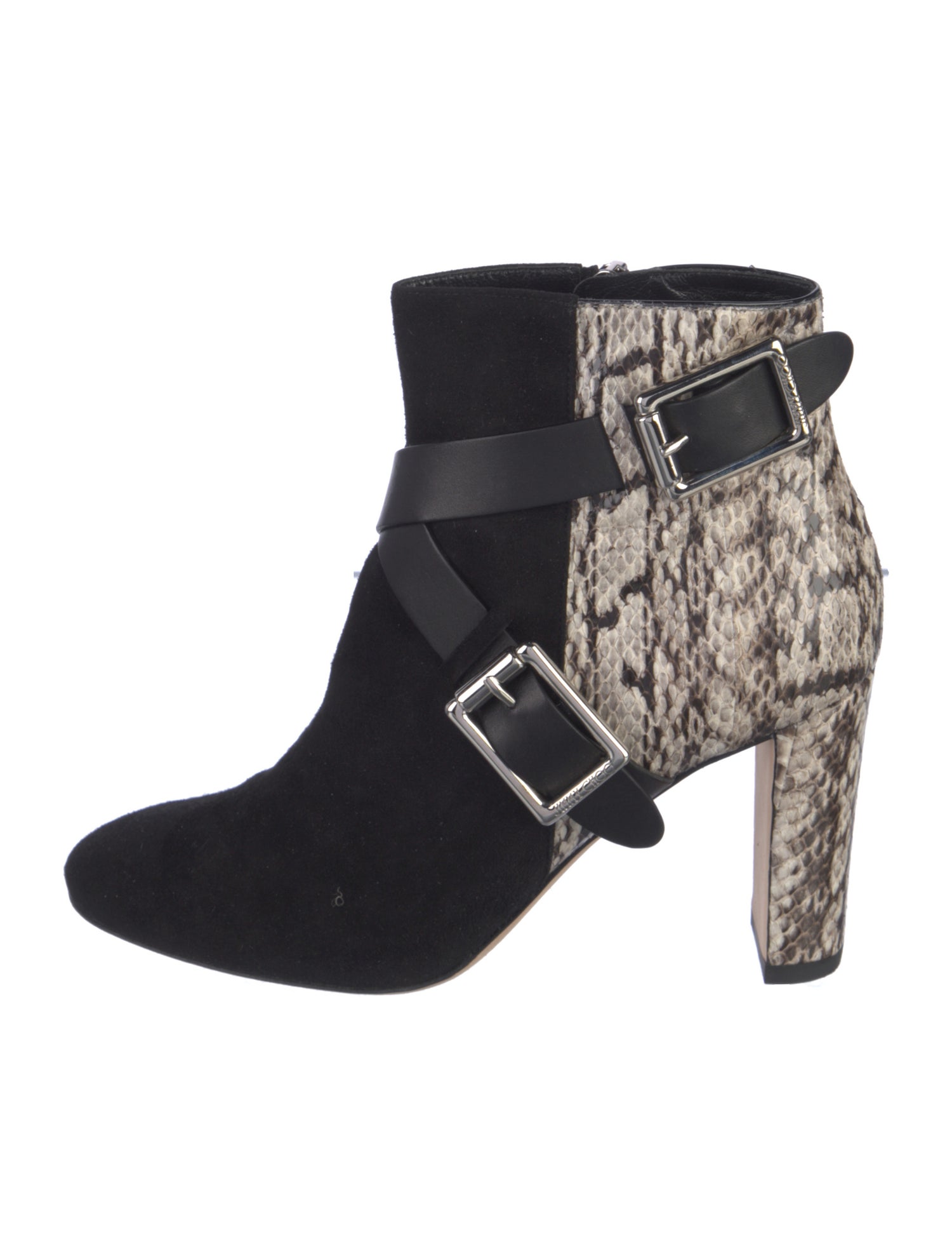 Jimmy Choo Suede Animal Print Boots