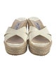 Jimmy Choo Patent Leather Braided Accents Espadrilles