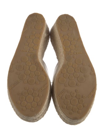 Jimmy Choo Patent Leather Braided Accents Espadrilles