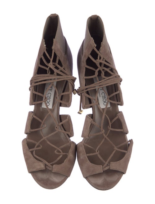Jimmy Choo Suede Gladiator Sandals