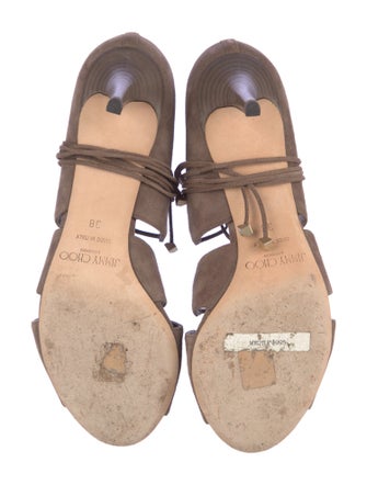 Jimmy Choo Suede Gladiator Sandals