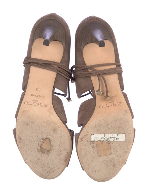 Jimmy Choo Suede Gladiator Sandals