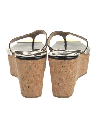 Jimmy Choo Patent Leather Slides