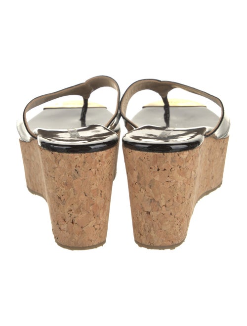 Jimmy Choo Patent Leather Slides