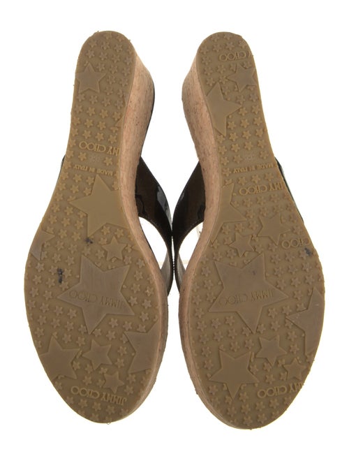 Jimmy Choo Patent Leather Slides