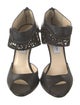Jimmy Choo Leather Mesh Accents D'Orsay Pumps