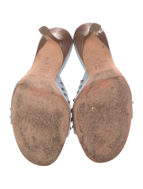 Jimmy Choo Denim Slides