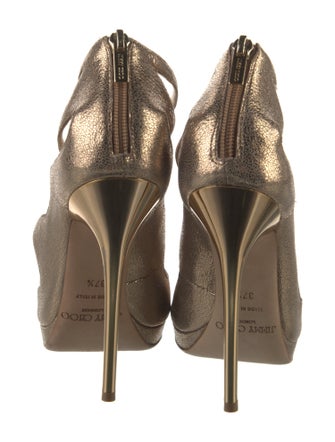 Jimmy Choo Leather Animal Print Pumps