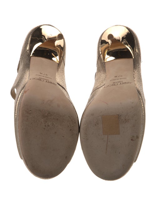 Jimmy Choo Leather Animal Print Pumps