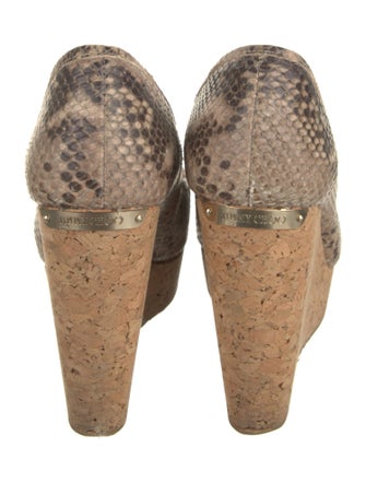 Jimmy Choo Leather Animal Print Pumps