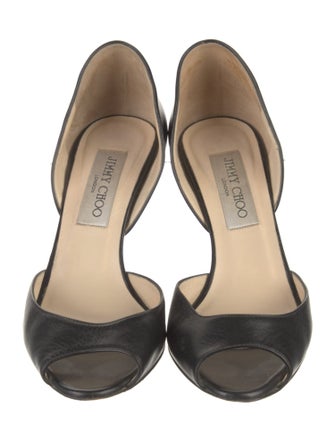 Jimmy Choo Leather D'Orsay Pumps