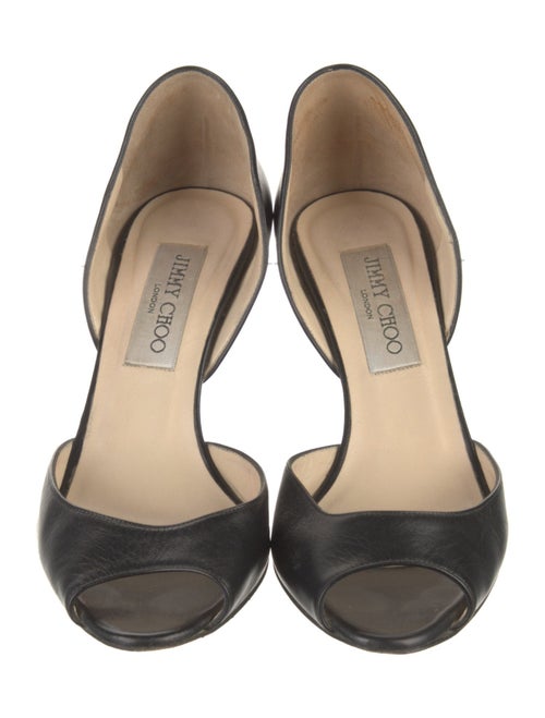 Jimmy Choo Leather D'Orsay Pumps