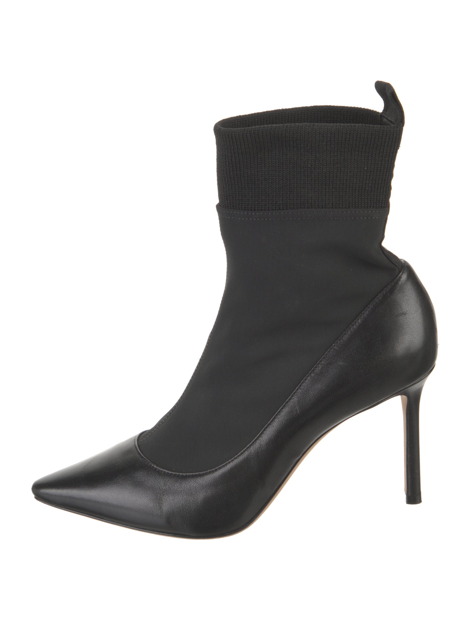 Jimmy Choo Leather Sock Boots