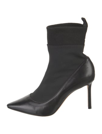 Jimmy Choo Leather Sock Boots