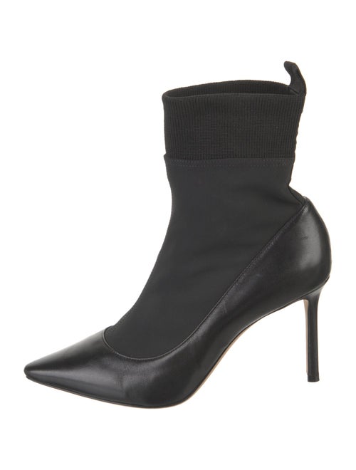 Jimmy Choo Leather Sock Boots