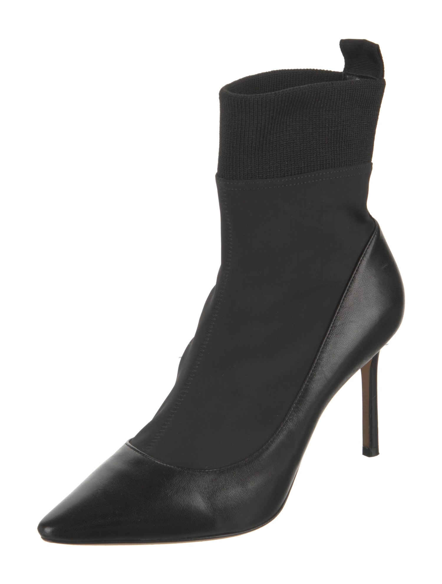 Jimmy Choo Leather Sock Boots